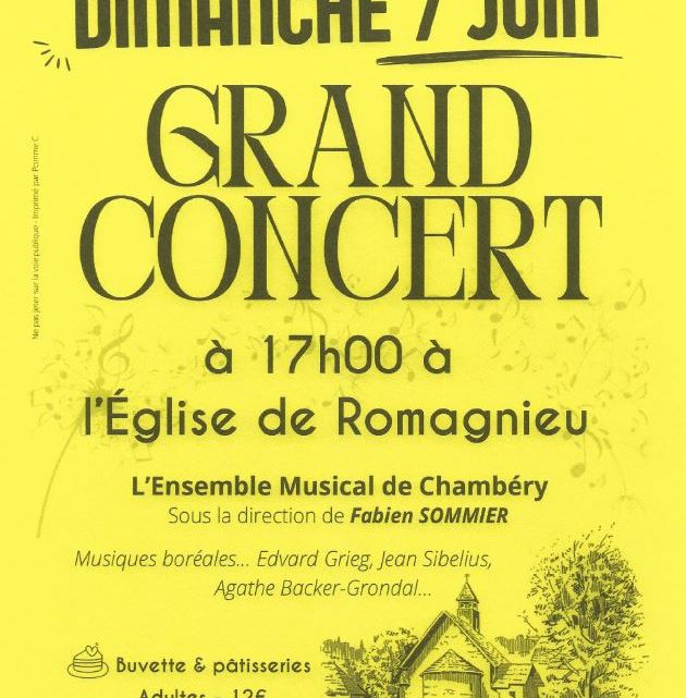 CONCERT 07.06.2026 A ROMAGNIEU